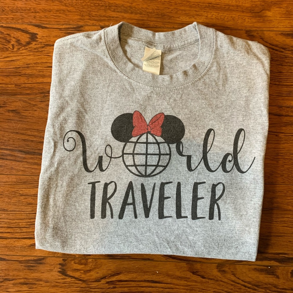 “World Traveler” Disney Shirt